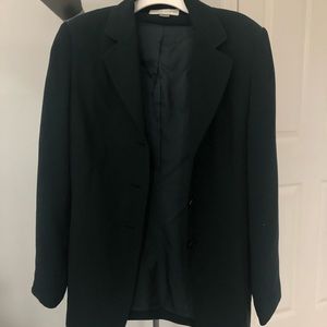green pant suit jacket